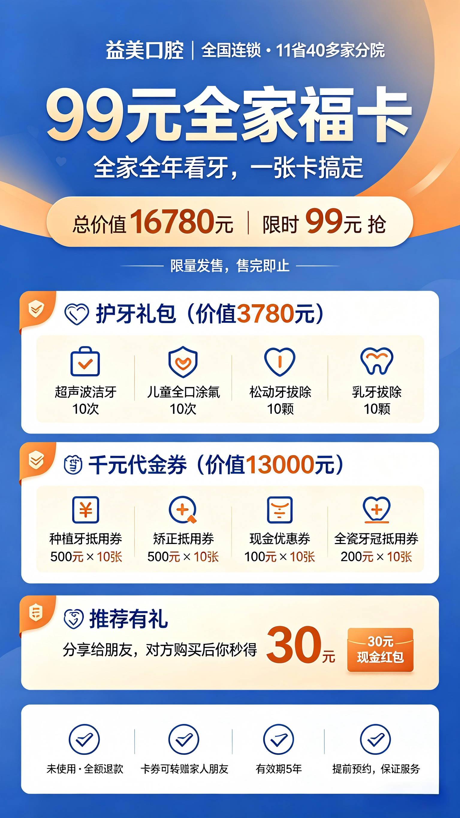99元抢16780元全家福卡，分享再赚30元红包！